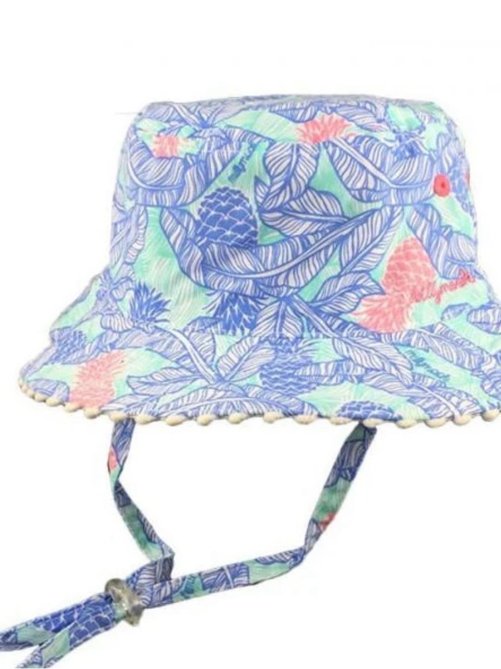 Millymook Tropics reversible Pineapple Bucket Hat in Blue, Mint & Coral